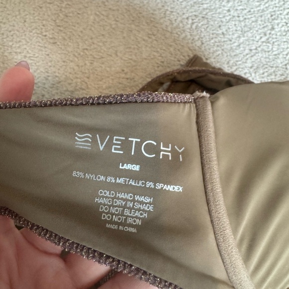 Textured Two-Piece Bikini Set in Taupe - Picture 4 of 4